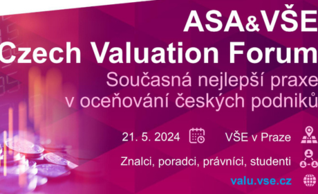 Konference Czech Valuation Forum 21. května 2024