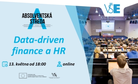 13. května 2020 Absolventská středa: Data-driven finance a HR