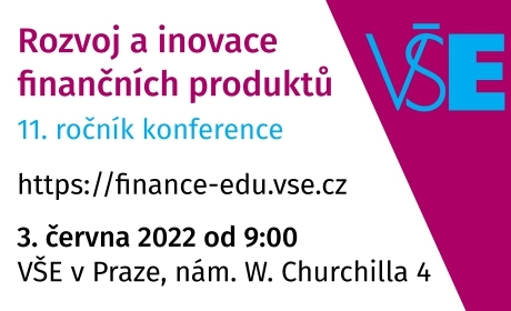Konference Rozvoj a inovace finančních produktů /3. 6./